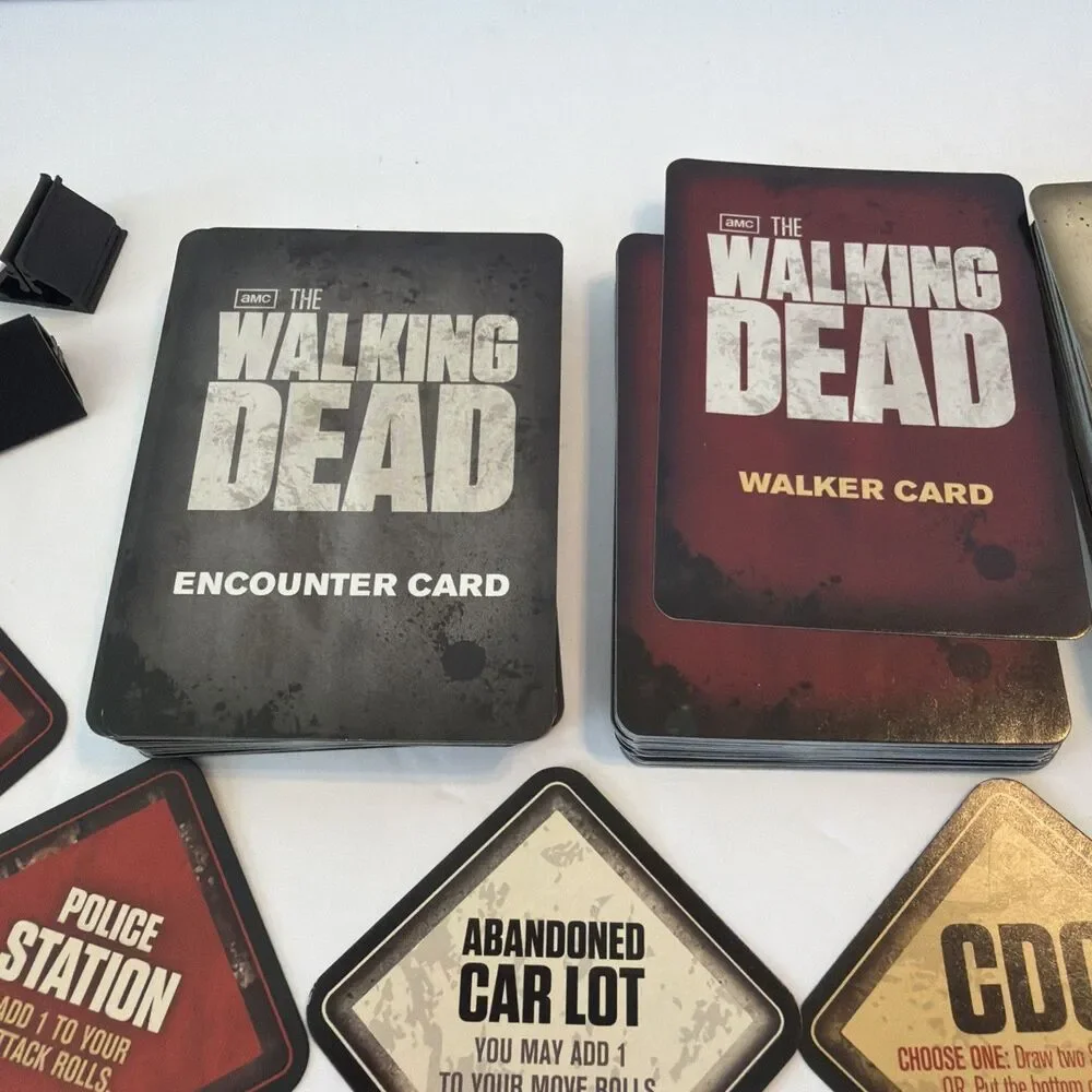 AMC The Walking Dead 2011 Board Game Replacement Parts Cards Tokens